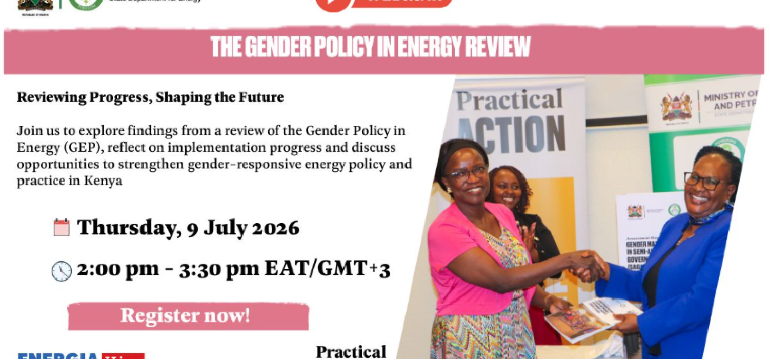 The Gender Policy in Energy Review