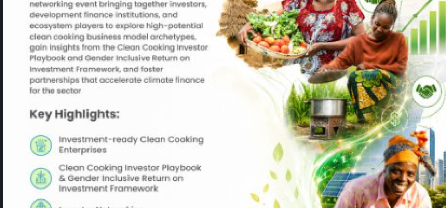 Clean Cooking Funding Showcase