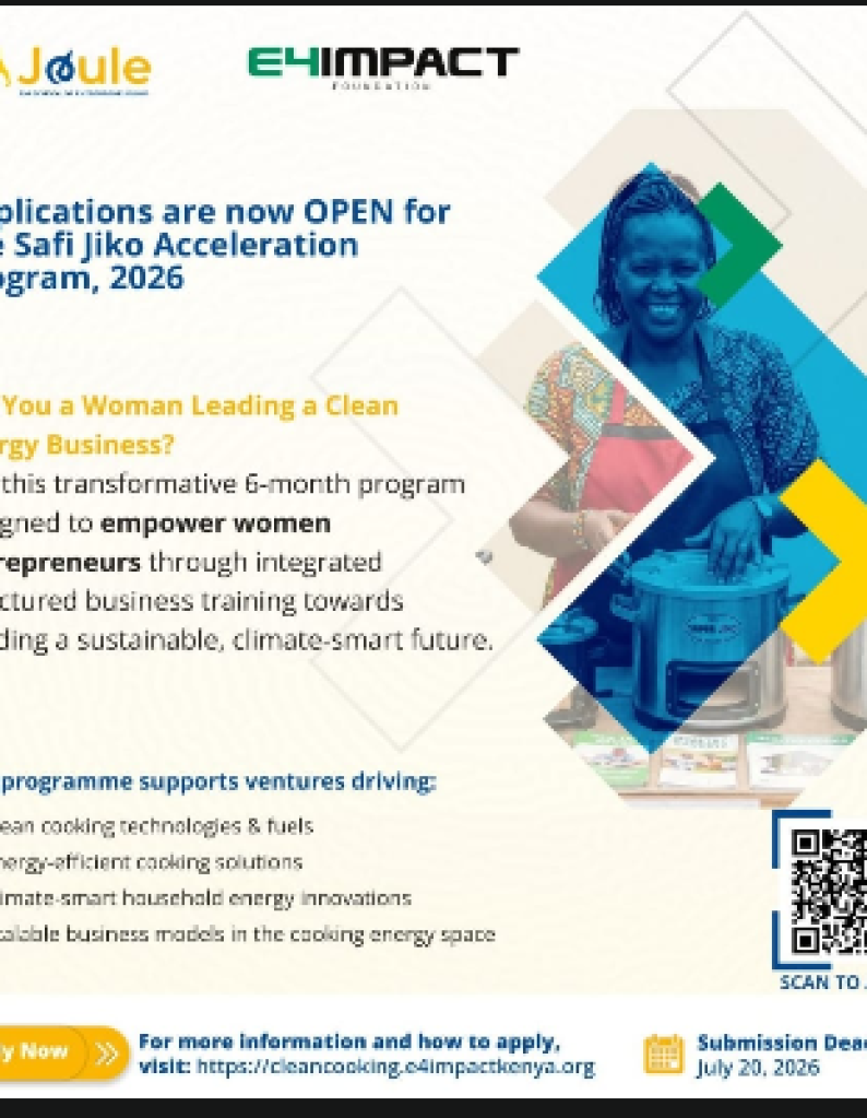 The Safi Jiko Acceleration Programme 2026
