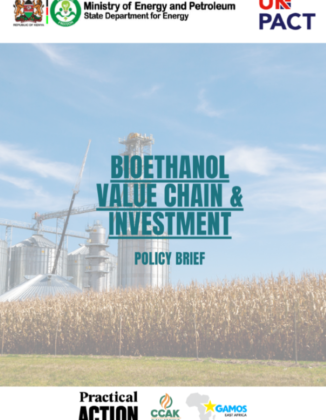 Bioethanol Value Chain & Investment Policy Brief
