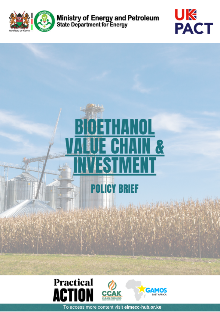 Bioethanol Value Chain & Investment Policy Brief