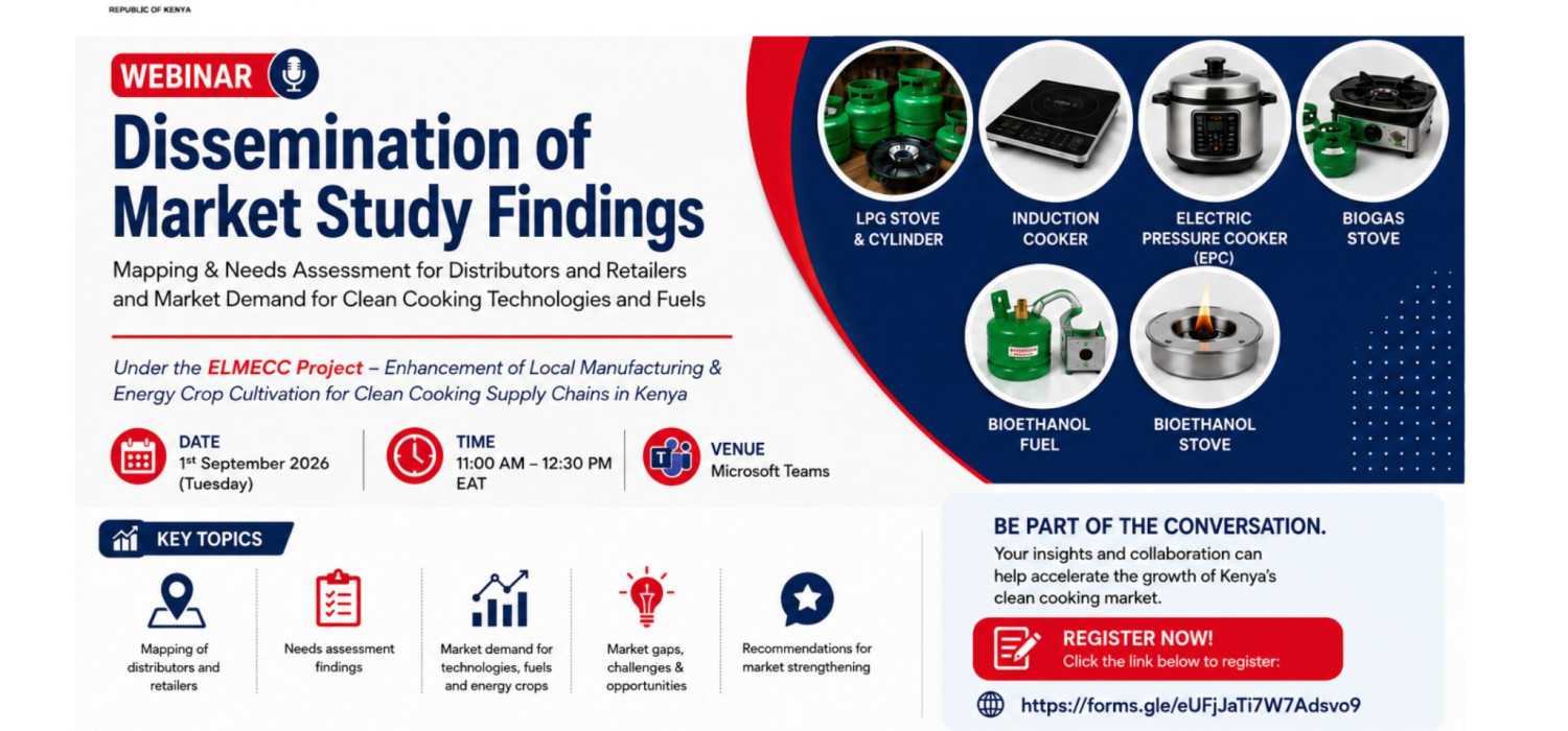 WEBINAR | Clean Cooking Market Study Findings